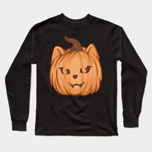 Pumpkin Cat Long Sleeve T-Shirt